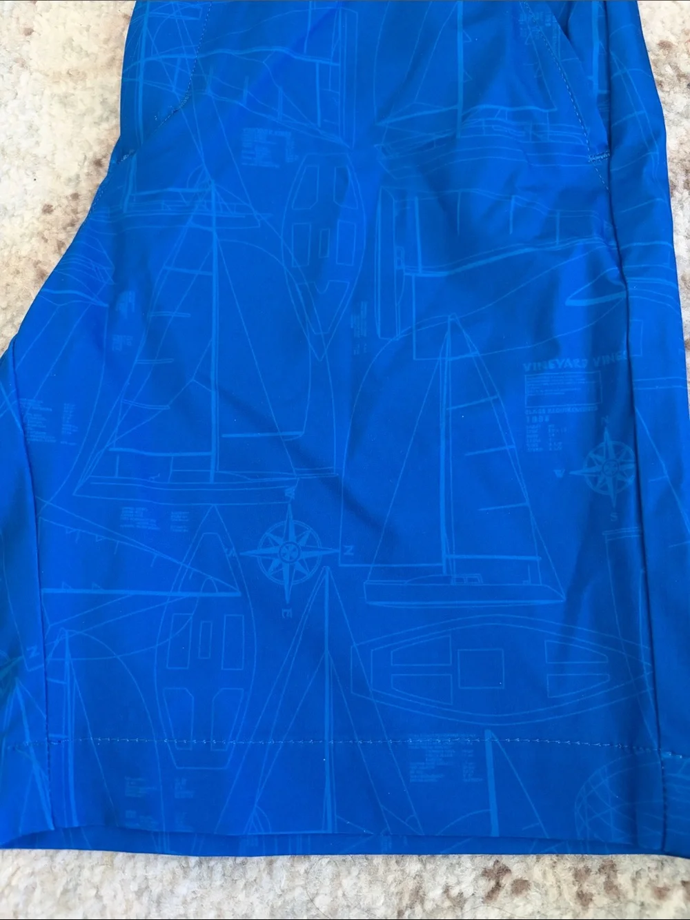 Vineyard Vines Royal Blue Flat Front Shorts NWOT